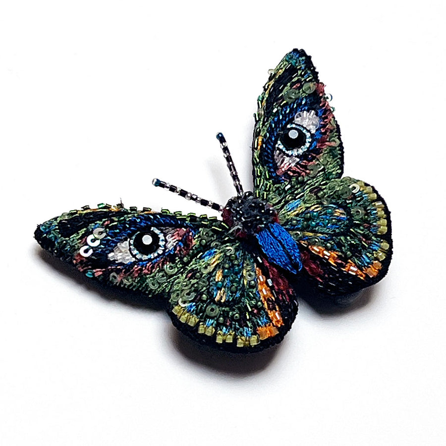 Surreal Butterfly Embroidered Pin by PATCH NYC x Trovelore