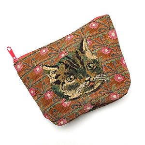 Nathalie Lete Zip Pouch: Tabby Cat