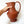 Large Footed Ceramic Pitcher Deep Spice