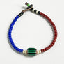 Trade Bead Bracelet (Royal Blue & Brown)