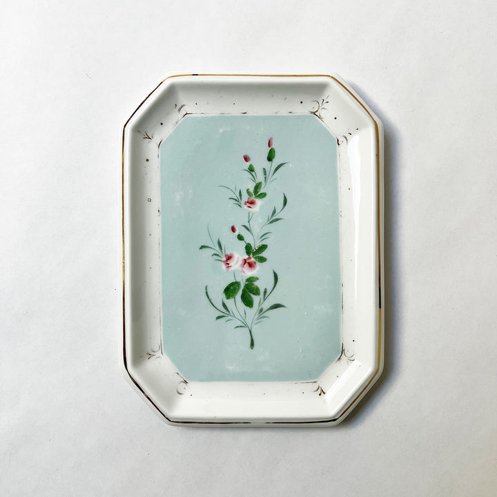 Vintage Decorated Ceramic Tray