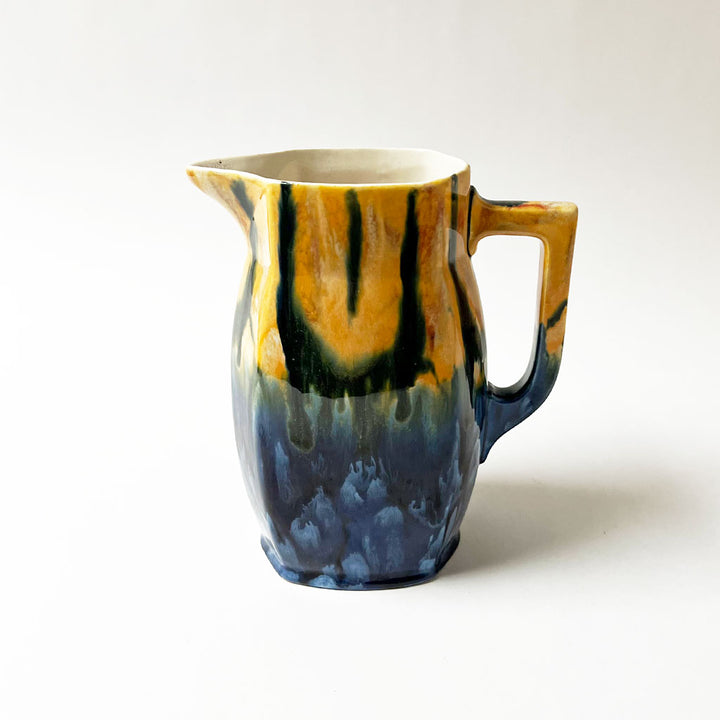 Mid-Century Ceramic Pitcher Made in Czechoslovakia