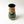 Mid-Century Ceramic Tall Vase with Green Glaze Made in West Germany