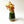 Mid-Century Ceramic Tall Vase with Green Glaze Made in West Germany