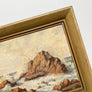 Waves and Rocks - Original Painting on Board in Frame