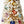 Sparkle White Bristle Tree with Pink Pom Pom: Large