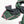 PATCH NYC Forest Green with Grey Pinstripe Mixed Fabric Scarf