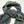 PATCH NYC Forest Green with Grey Pinstripe Mixed Fabric Scarf