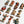 Vintage Hand-Painted Small Figurines of the World (Set of 12)