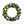 Stitched and Beaded Felt Santa Holiday Wreath