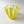 Vintage Yellow Striped Glass Ruffle Bowl