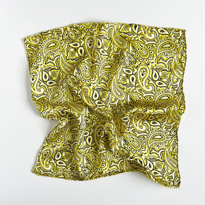 PATCH NYC Yellow Bandana Silk Neckerchief
