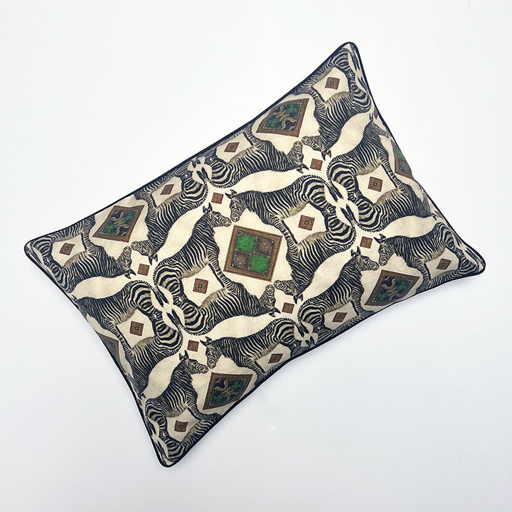 PATCH NYC Wildlife Zebras Decorative Pillow