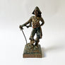 Vintage Metal Standing Pirate Statue by Paul Herzel