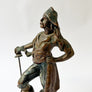 Vintage Metal Standing Pirate Statue by Paul Herzel