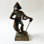 Vintage Metal Standing Pirate Statue by Paul Herzel