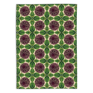 PATCH NYC Purple Dahlia Linen Tea Towel {AVLTTD}