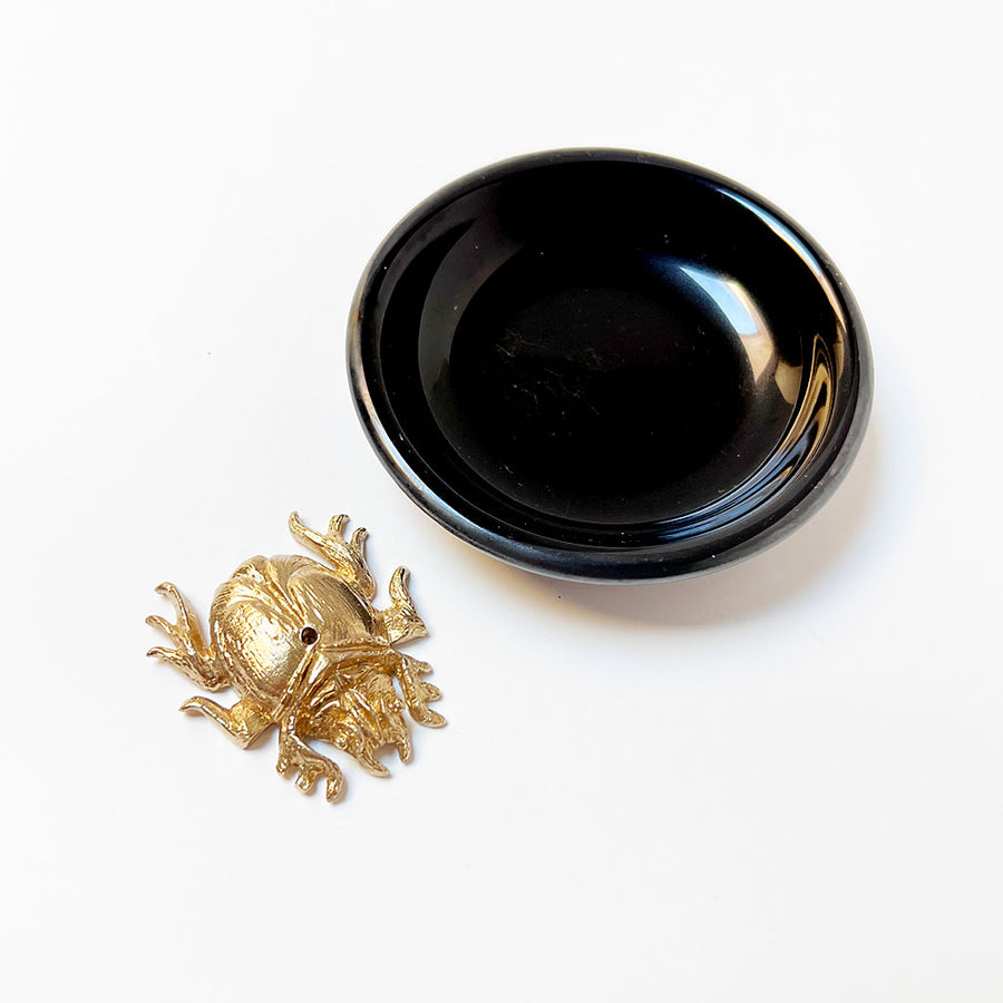 PATCH NYC Beetle Solid Brass Incense Burner