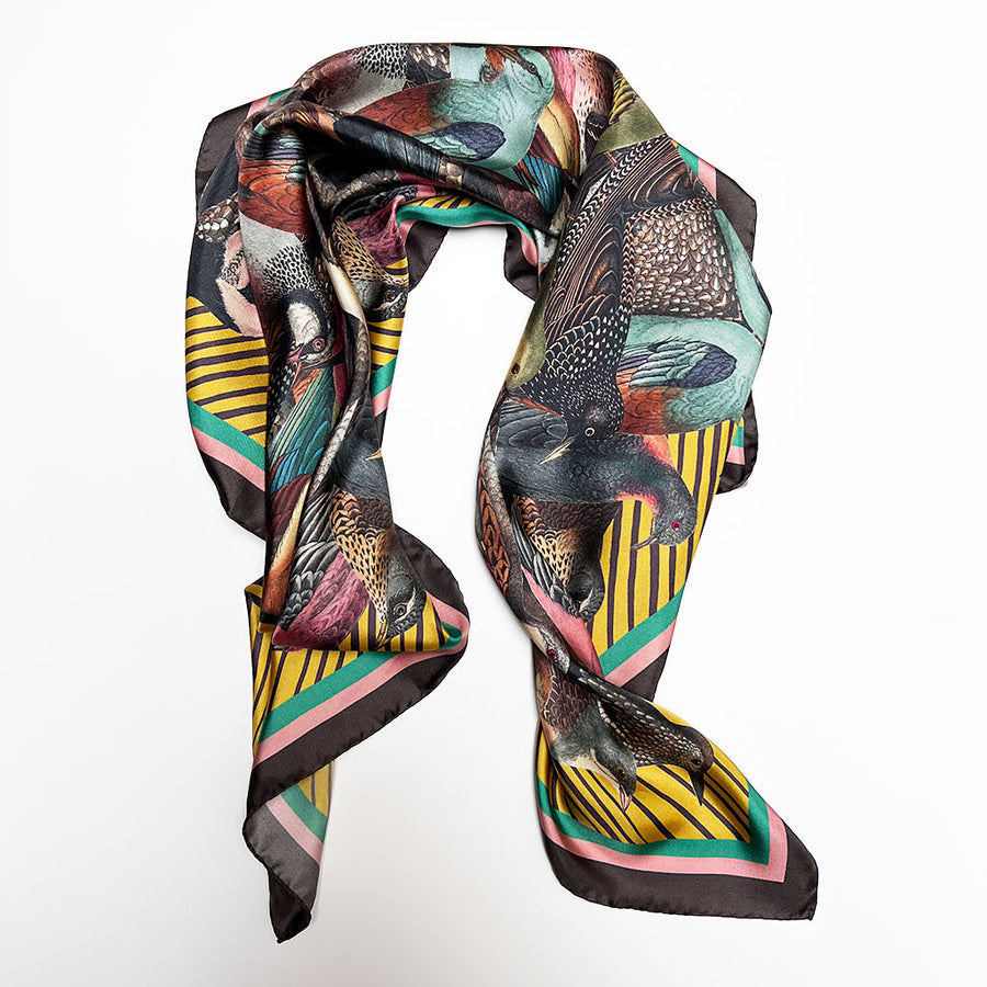 PATCH NYC Birds of a Feather Silk Scarf