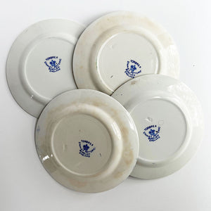 Vintage Stanley Pottery Small Plates Made in England (Set of 4)