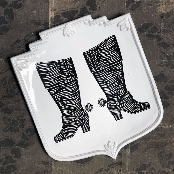 Astier de Villatte x PATCH NYC Double Boot Shield Platter