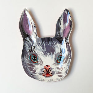 Nathalie Lete Bunny Rabbit Ceramic Dish Large