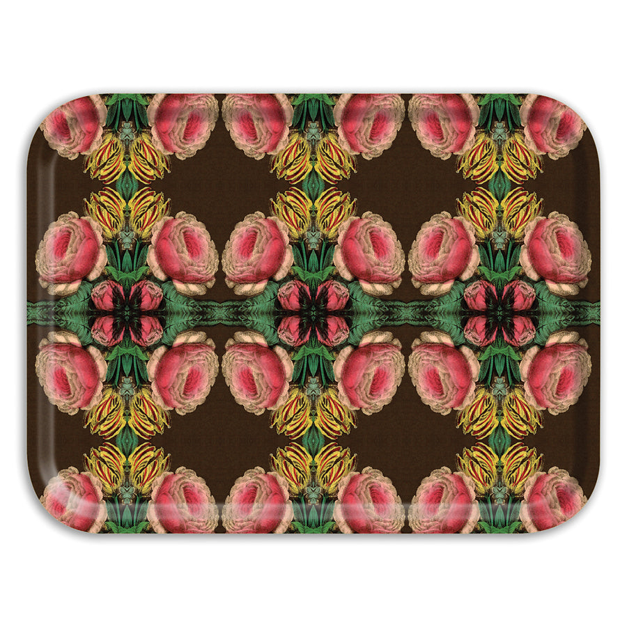 PATCH NYC Cabbage Rose Rectangle Tray {AVLRETRCR}