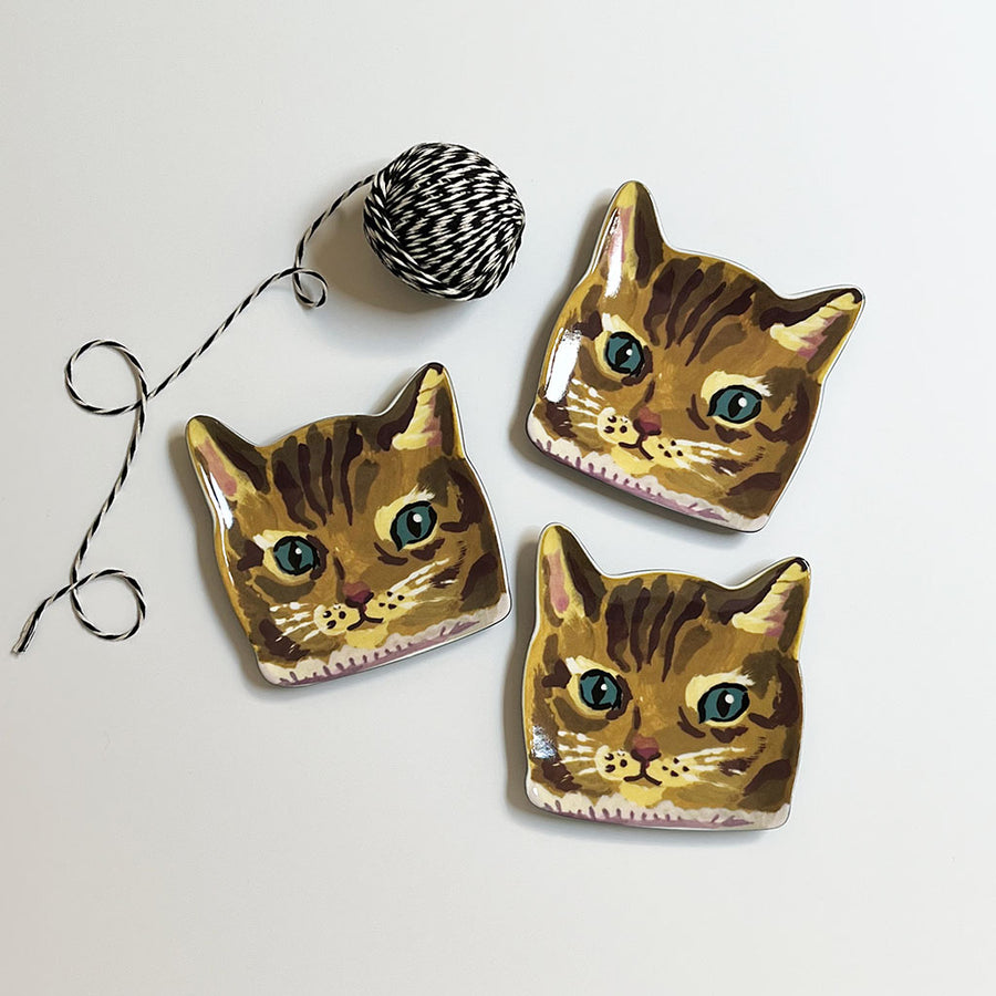 Nathalie Lete Cat Ceramic Dish Small