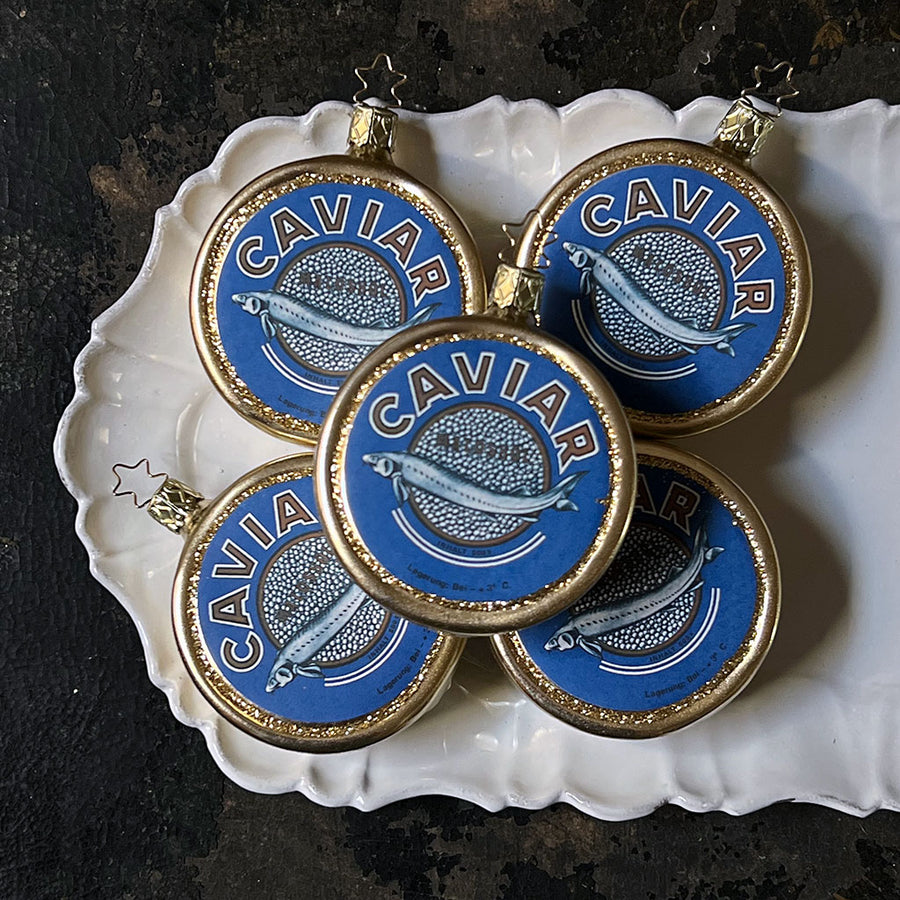 Caviar Glass Ornament