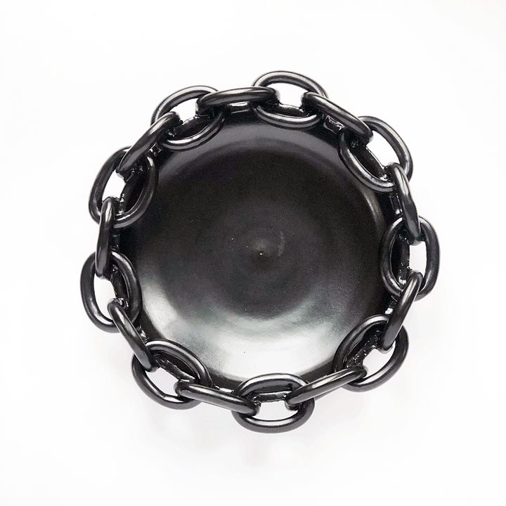 Chain Link Bowl Black
