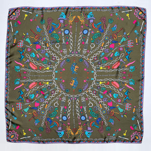 PATCH NYC Charms & Chains Silk Scarf