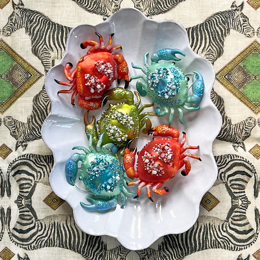 Jeweled Crab Ornament