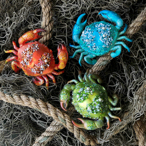 Jeweled Crab Ornament