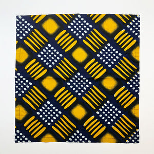 Wax Print Napkins: Dots & Dashes (set of 4)