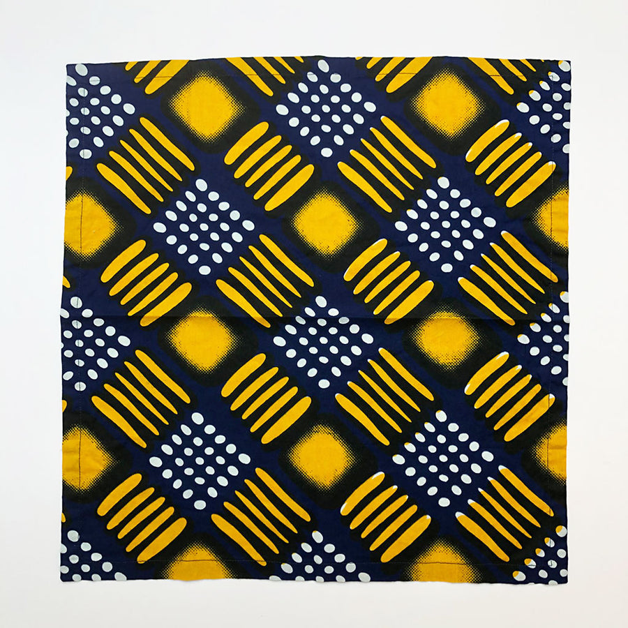 Wax Print Napkins: Dots & Dashes (set of 4)