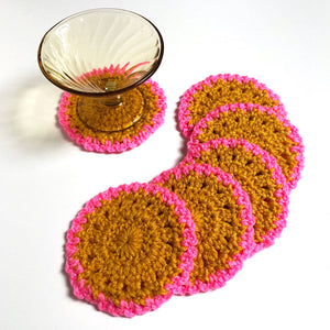 Crochet Coaster Set of 6
