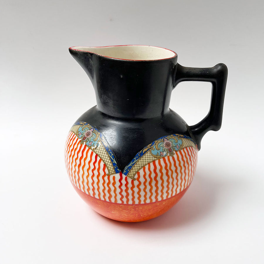 Vintage Erphila Art Pottery Pitcher Made in Czechoslovakia