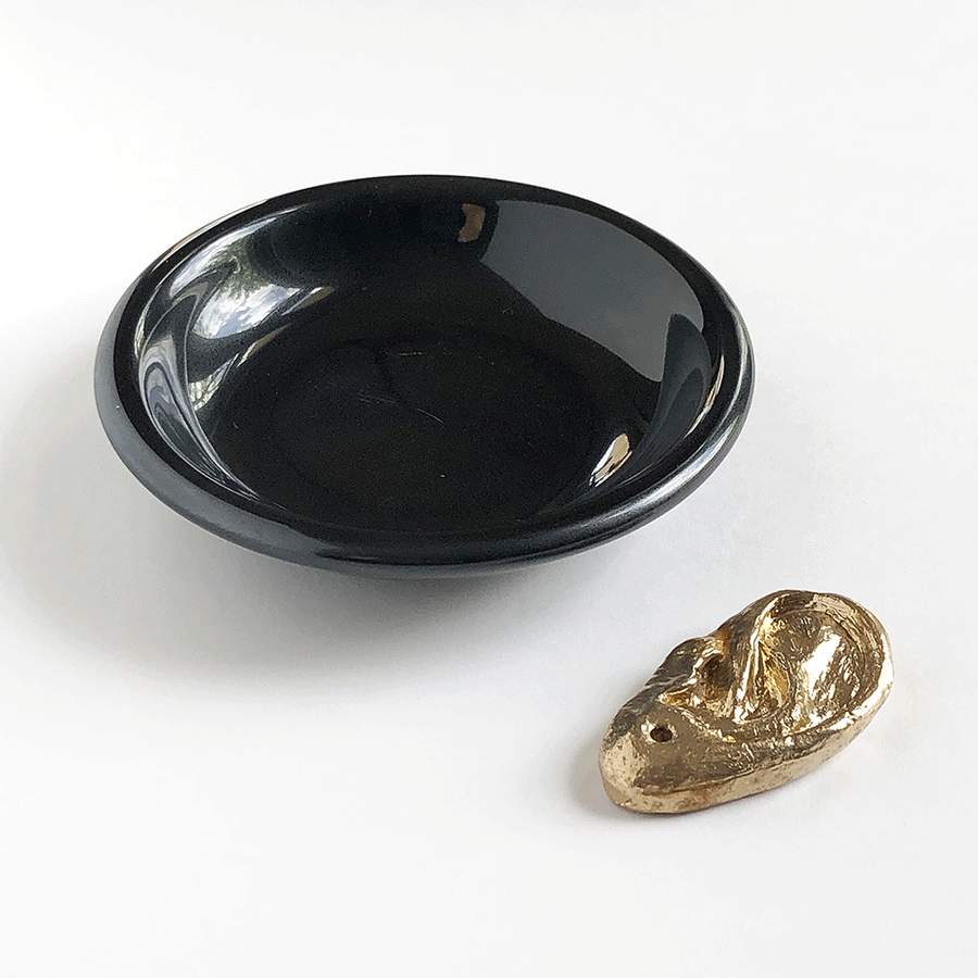 PATCH NYC Ear Solid Brass Incense Burner