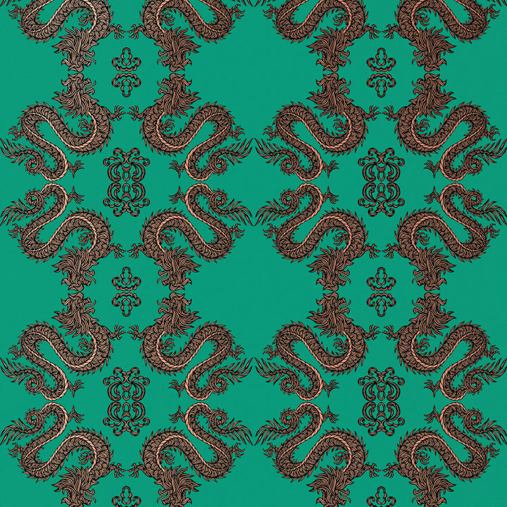 Fortune (Emerald) Wallpaper