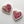 Handmade Brocade Heart Pin