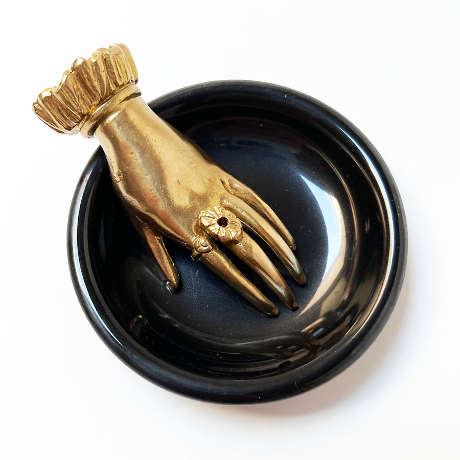 PATCH NYC Lover's Hand Solid Brass Incense Burner
