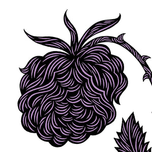 Don Carney Giant Flower Lavender Art Print