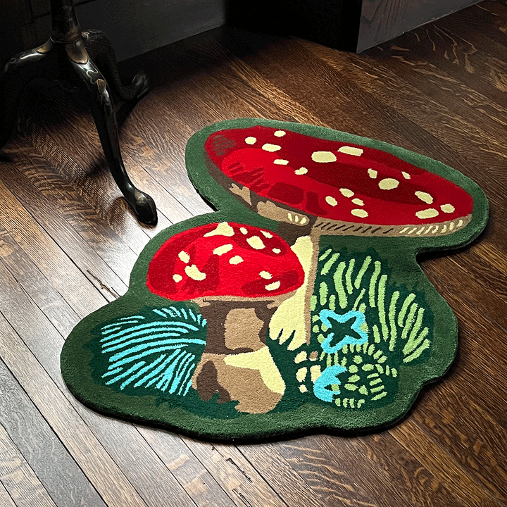 Nathalie Lete Double Mushroom Tufted Carpet