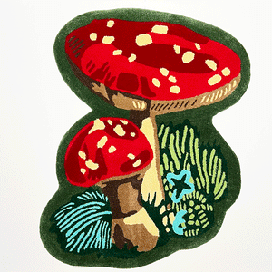 Nathalie Lete Double Mushroom Tufted Carpet