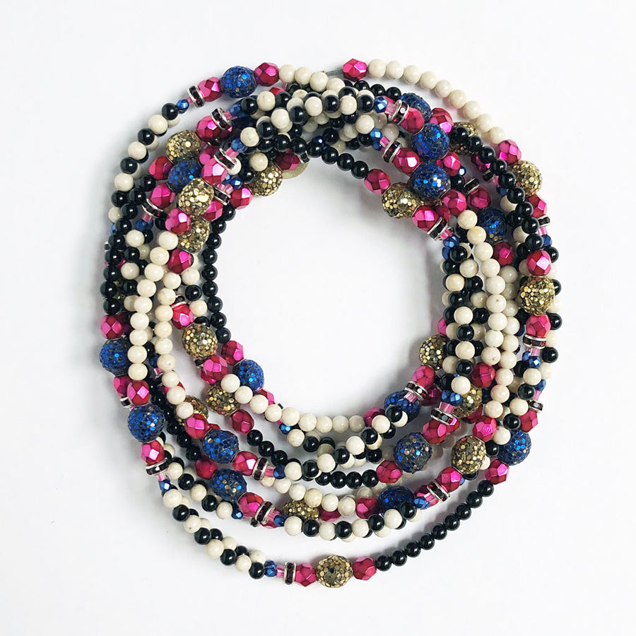 Extra Long Beaded Necklace