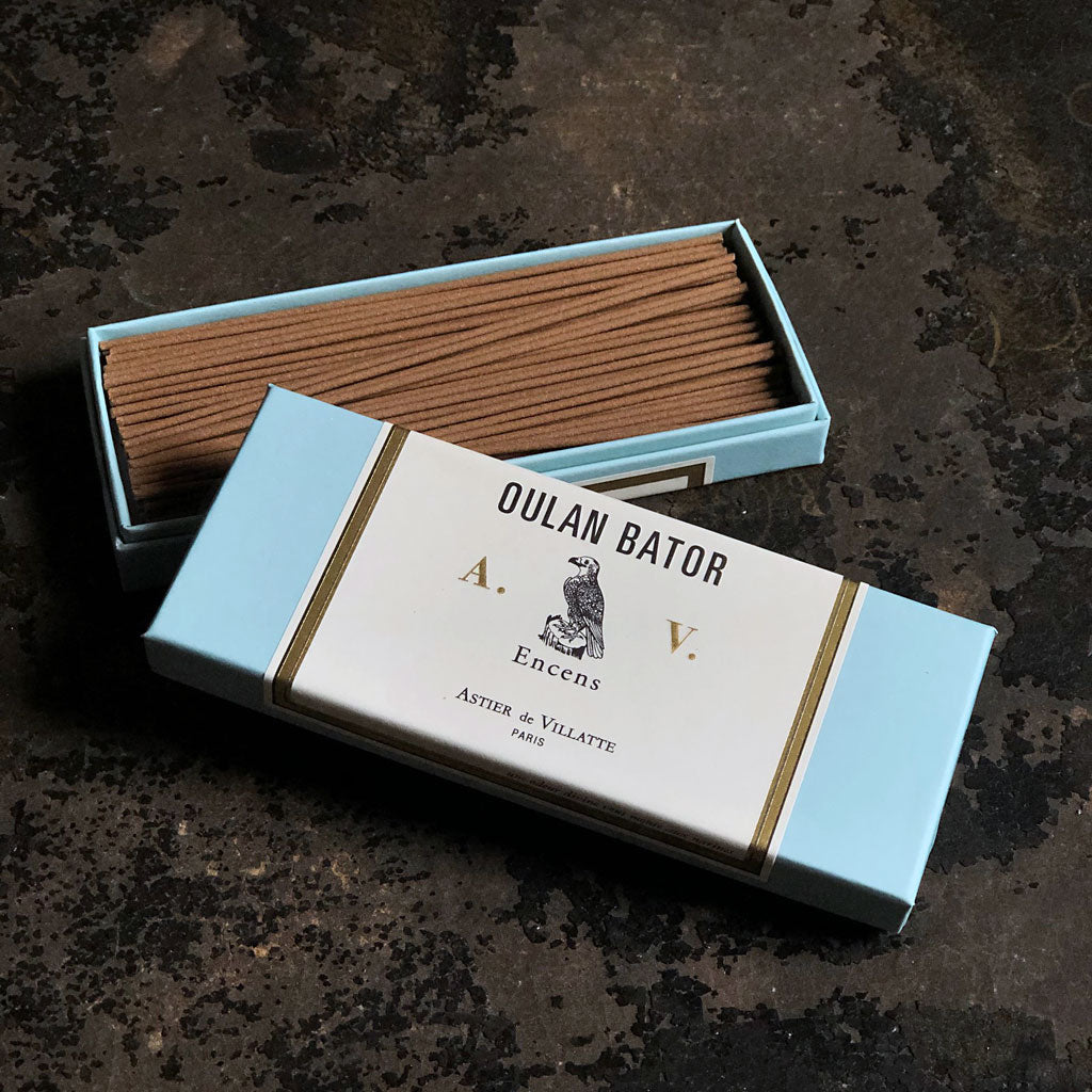 OULAN BATOR お香 ASTIER de VILLATTE Astier de Villatte Oulan Bator Incense – PATCH NYC