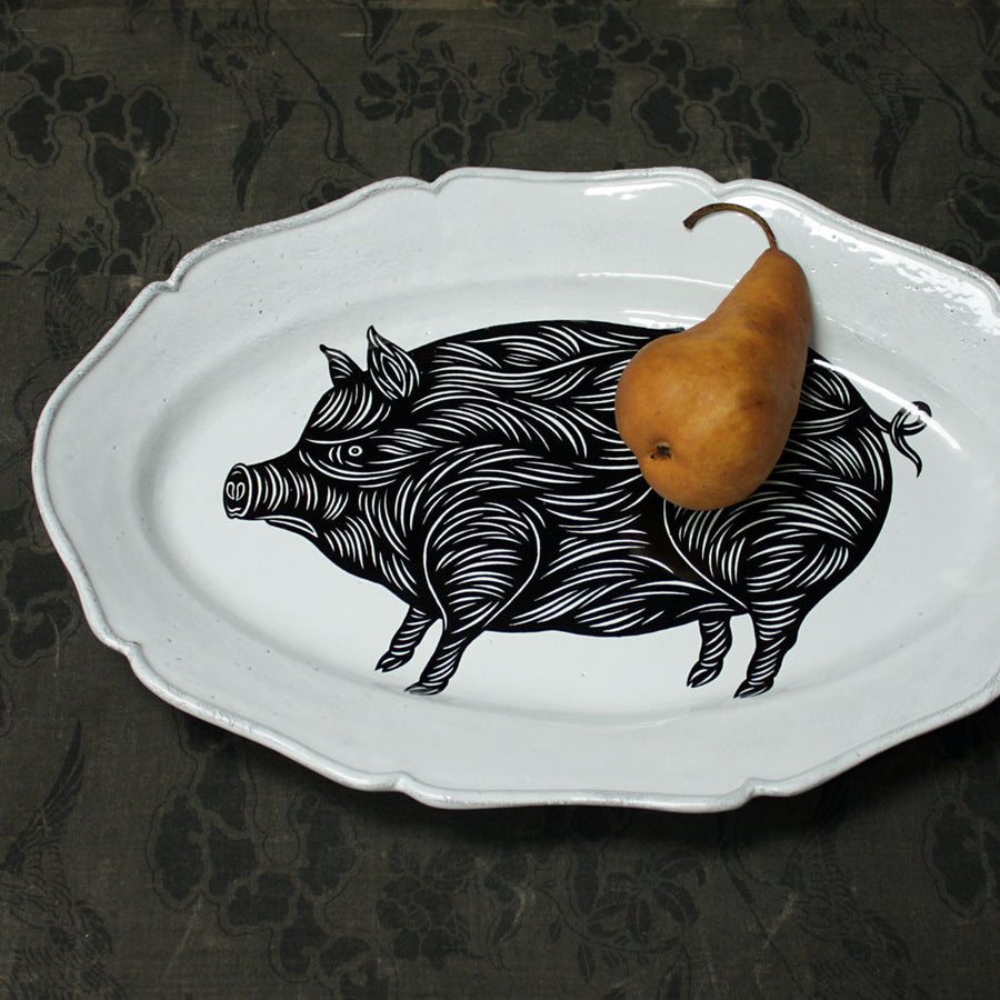 Astier de Villatte x PATCH NYC XLarge Pig Platter