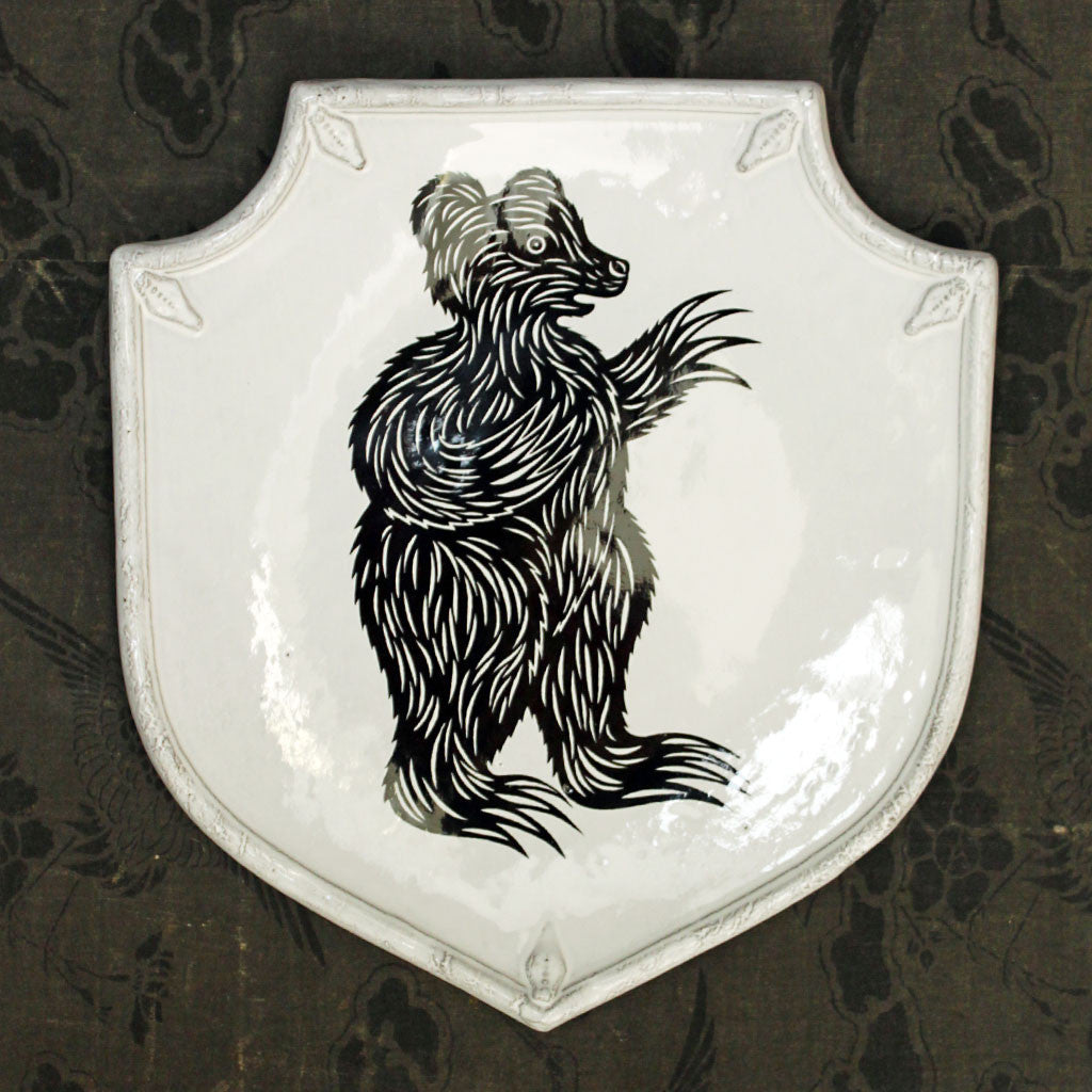 Astier de Villatte x PATCH NYC Bear Shield Platter