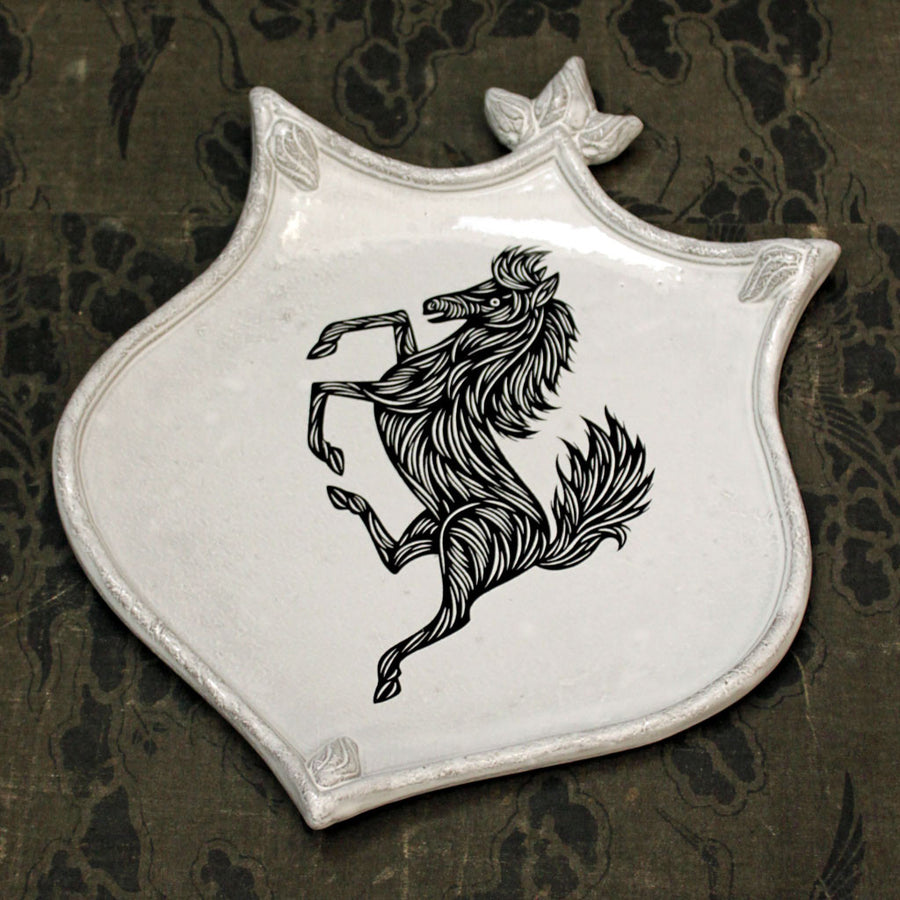 Horse Shield Platter {PLTPTC38}