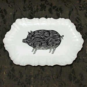 Large Pig Platter {PLTPTC08}